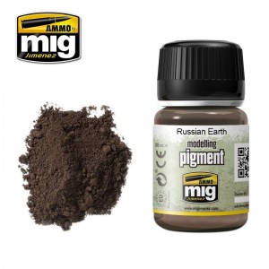 Peinture PIGMENT Terre Russe 35ml Mig AMMO - MIG Jimenez A.MIG-3014 - 1