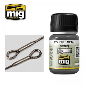 Peinture PIGMENT Métal Poli 35ml Mig AMMO - MIG Jimenez A.MIG-3021 - 1