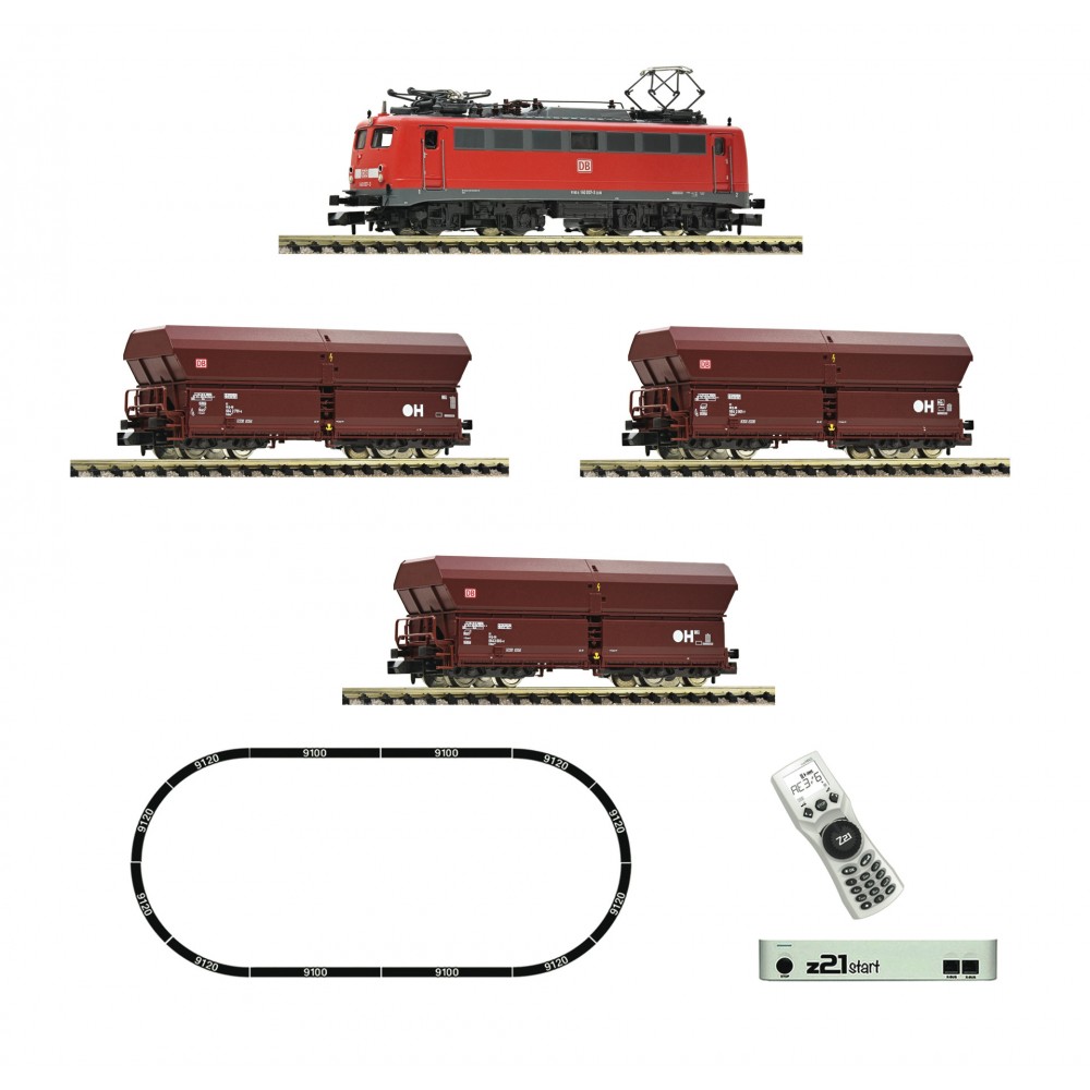 Fleischmann 5170002 Coffret de départ train marchandises locomotive électrique série 140, DB AG, digital, échelle N Fleischmann 