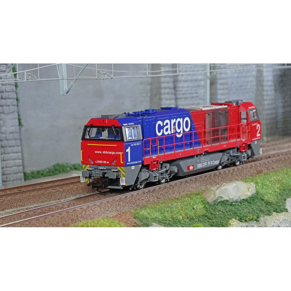 Trix 22881 Locomotive diesel Vossloh G 2000 BB, CFF, digitale sonore Trix Trix_22881 - 1