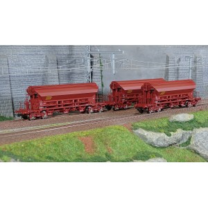 Ree modeles WB841 Set de 3 wagons trémies T8 Tads, SNCF, ep. IV Ree Modeles WB-841 - 1