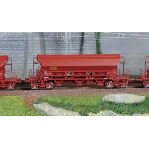 Ree modeles WB841 Set de 3 wagons trémies T8 Tads, SNCF, ep. IV Ree Modeles WB-841 - 3