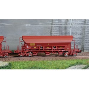 Ree modeles WB844 Set de 3 wagons trémies T8 Tadkks, SNCF, ep. IV-V Ree Modeles WB-844 - 4