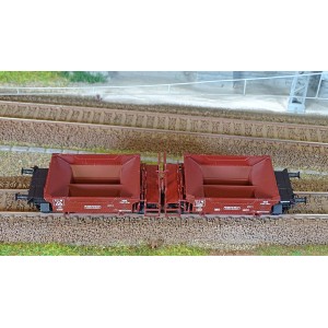 R37 HO43101 Couplage de wagons à ballast, VTswf2 8956-55, PLM, ep. II Rail 37 - R37 R37_HO43101 - 4