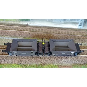 R37 HO43103 Couplage de wagons à ballast, VTswf 8954, SNCF, ep. III Rail 37 - R37 R37_HO43103 - 4