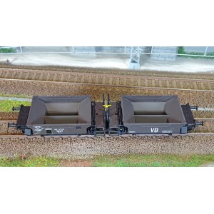 R37 HO43104 Couplage de wagons à ballast, SVwf 252320, SNCF, ep. III Rail 37 - R37 R37_HO43104 - 4