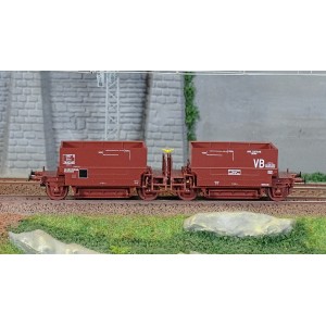 R37 HO43109 Couplage de wagons à ballast, SVwf 964204, SNCF, ep. III Rail 37 - R37 R37_HO43109 - 2