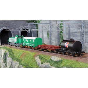 Piko 97946 Coffret de départ analogique locomotive G1206, SNCF FRET et 3 wagons marchandises Piko Piko_97946 - 5