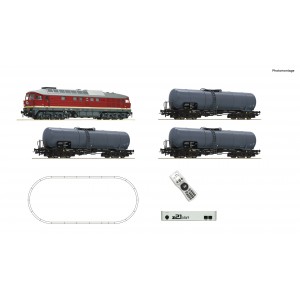 Roco 5110002 Coffret de départ train marchandise diesel série 132 avec wagons citernes, DR, digital, Z21 start Roco Roco_5110002