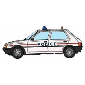 Ree Modeles CB155 Voiture Peugeot 205 GE, Police (1ère version) Ree Modeles CB-155 - 2