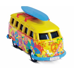 Bus Volkswagen T1 Flower Power 2.4GHz RTR 1/87 Carson  500504150 - 2