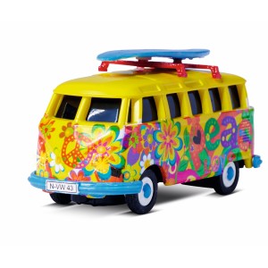 Bus Volkswagen T1 Flower Power 2.4GHz RTR 1/87 Carson  500504150 - 3