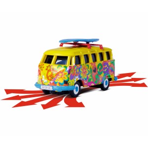 Bus Volkswagen T1 Flower Power 2.4GHz RTR 1/87 Carson  500504150 - 4