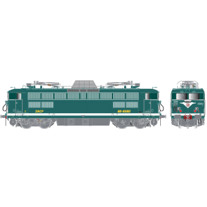 R37 HO41074DS Locomotive électrique BB 8580, SNCF, verte, Villeneuve, digital sonorisée Rail 37 - R37 R37_HO41074DS - 4
