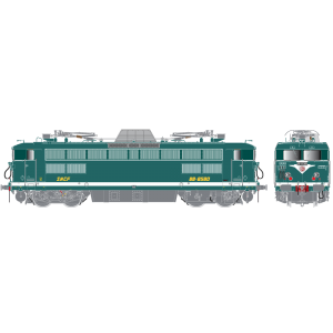 R37 HO41074 Locomotive électrique BB 8580, SNCF, verte, Villeneuve Rail 37 - R37 R37_HO41074 - 1