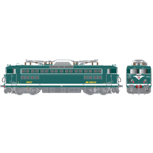 R37 HO41088 Locomotive électrique BB 25574, SNCF, verte, tampons U6, étrave, Dijon Rail 37 - R37 R37_HO41088 - 1