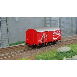 Rivarossi HR6610 Wagon couvert à essieux Coca-Cola, FS Rivarossi HR6610 - 1