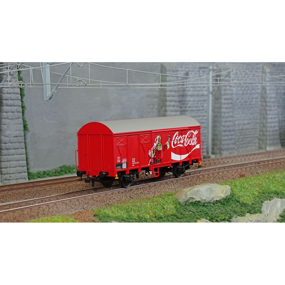 Rivarossi HR6611 Wagon couvert à essieux Coca-Cola, DB Rivarossi HR6611 - 1