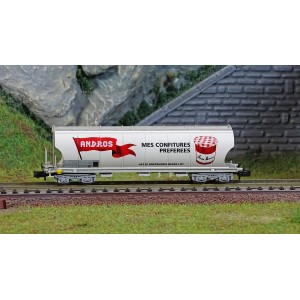 Arnold HN6622 Wagon trémie à bogies parois rondes, transport céréales, SNCF, Andros, échelle N Arnold HN6622 - 2