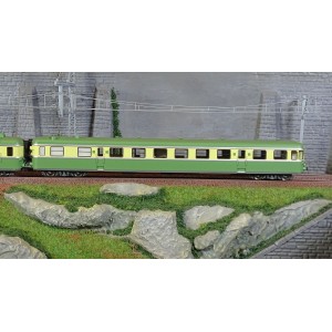 Ree Modeles MB172 Autorail RGP 2 X 2705, vert et jaune, SNCF, LYON-VAISE Ree Modeles MB-172 - 3