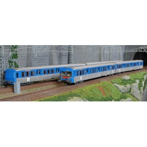 Jouef HJ4185 Set de 4 voitures voyageurs RIO 77, "Stelyrail bleu", SNCF Jouef HJ4185 - 1