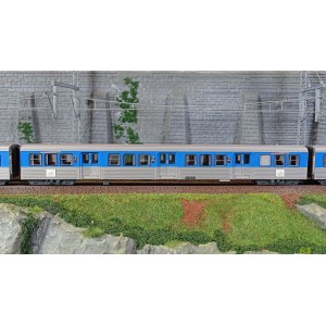 Jouef HJ4185 Set de 4 voitures voyageurs RIO 77, "Stelyrail bleu", SNCF Jouef HJ4185 - 3