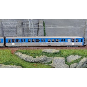 Jouef HJ4185 Set de 4 voitures voyageurs RIO 77, "Stelyrail bleu", SNCF Jouef HJ4185 - 5