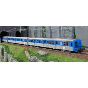 Jouef HJ4185 Set de 4 voitures voyageurs RIO 77, "Stelyrail bleu", SNCF Jouef HJ4185 - 6