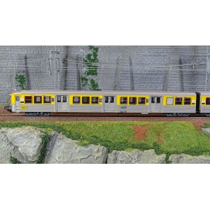 Jouef HJ4186 Set de 3 voitures voyageurs RIO 78 TER (ex NPDC), livrée jaune/argent, SNCF Jouef HJ4186 - 2