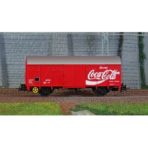 Jouef HJ6254 Wagon couvert à essieux G4 avec parois lisses, Coca Cola, SNCF Jouef HJ6254 - 2