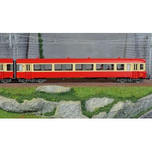 Jouef HJ2614 Autorail EAD X 4317 + remorque XR 8517, SNCF, livrée rouge/beige Jouef HJ2614 - 3