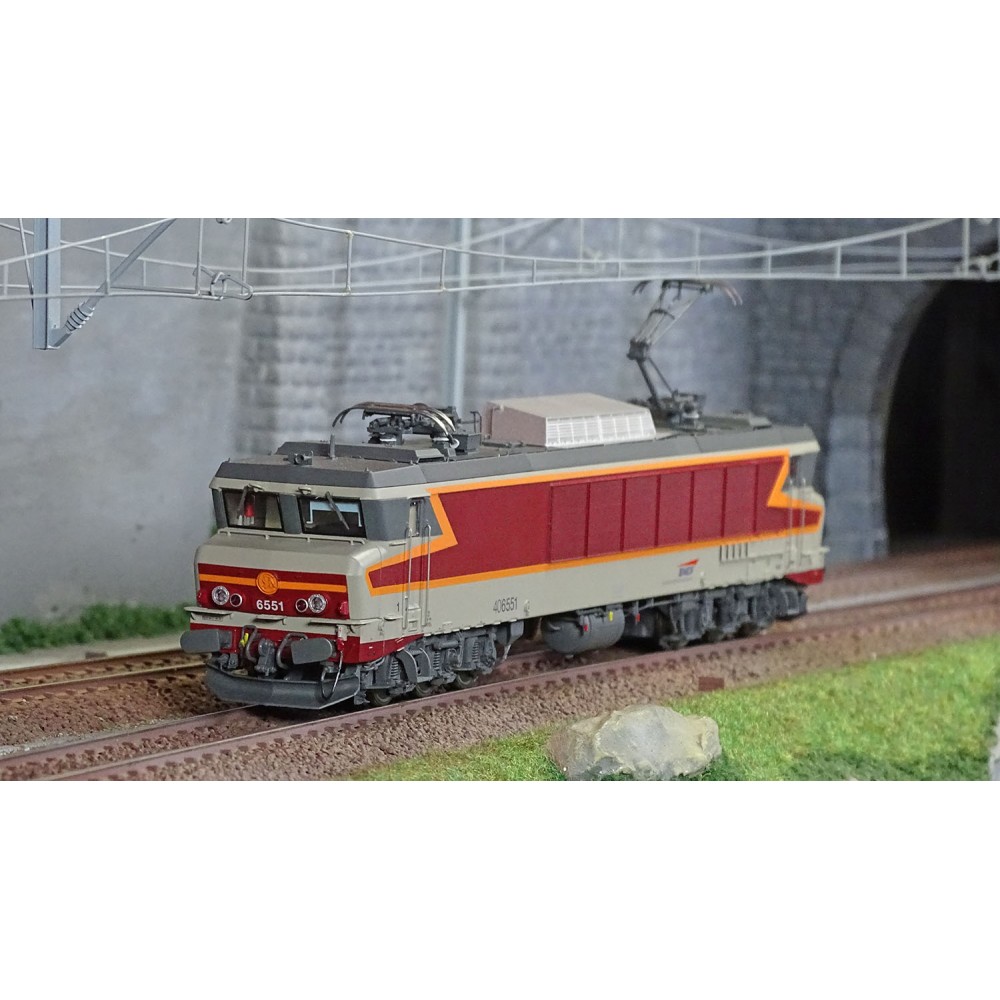 Ls Models 10318 Locomotive électrique CC 6551, Arzens, logo Casquette, Vénissieux Ls models Lsm_10318 - 1
