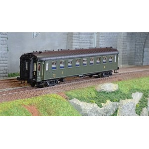 Models Word 40930 Voitures OCEM R.A., B9 myfi, ex Etat, région ouest, Marquage 1950-56, SNCF Models World MW_40930 - 1