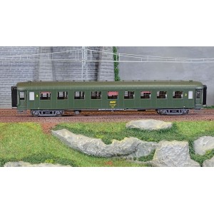 Models Word 40934 Voitures OCEM R.A., B9, vert 301, châssis gris, marquage UIC, SNCF Models World MW_40934 - 2