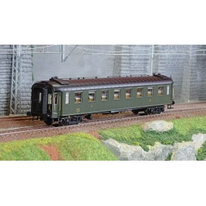 Models Word 40936 Voitures OCEM R.A., A8 myfi, vert, région sud-est, Marquage 1938, SNCF Models World MW_40936 - 1