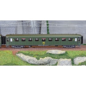 Models Word 40933 Set de 3 voitures OCEM R.A., B9, vert 301, châssis gris, marquage UIC, SNCF Models World MW_40933 - 5