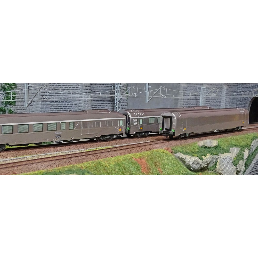 Jouef HJ4178 Set de 3 voitures voyageurs "Train Expo", SNCF, coffret 1/2 Jouef HJ4178 - 1