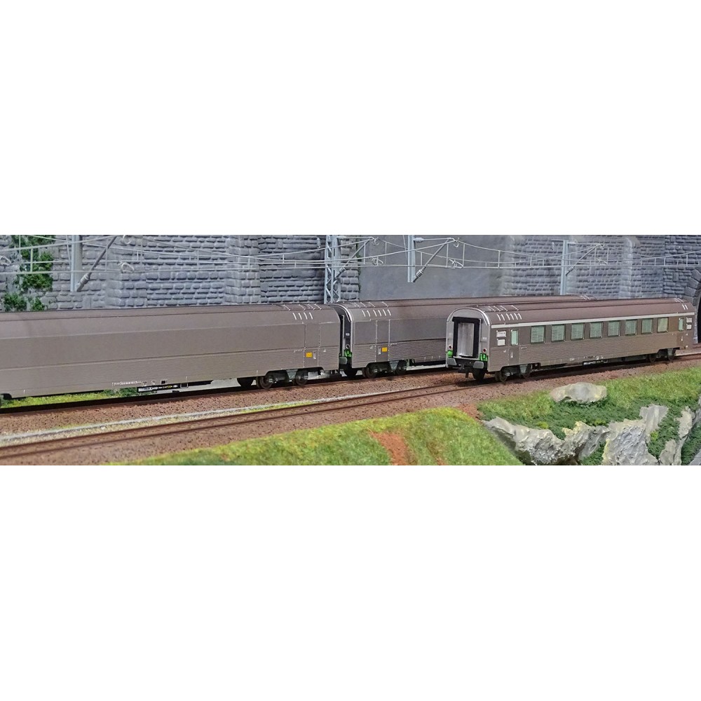 Jouef HJ4179 Set de 3 voitures voyageurs "Train Expo", SNCF, coffret 2/2 Jouef HJ4179 - 1