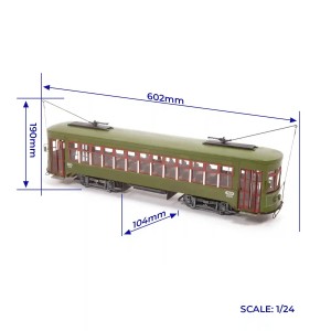 OcCre 53012 Tram Nouvelle-Orléans 1/24 kit construction bois métal OcCre 53012 - 2