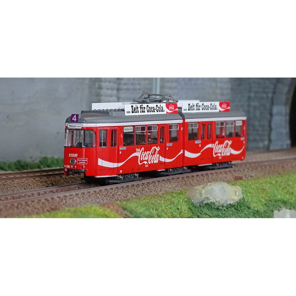 Rivarossi HR2861 Autorail Tram électrique Duewag Gt6, Heidelberger, livré Coca-Cola Rivarossi HR2861 - 1