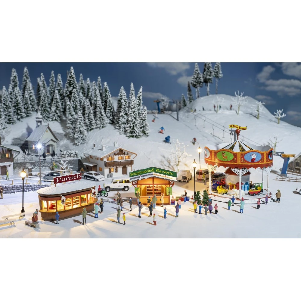 Faller 190143 Maquette, Coffret promotionnel Marché de Noël Faller Faller_190143 - 1 Faller 190143 Maquette, Coffret promotionnel Marché de Noël Faller Faller_190143 - 1