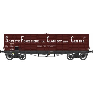 Ree Modeles WB851 Wagon TP Tombereau, SNCF, Haut Clamecy Ree Modeles WB-851 - 3