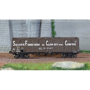 Ree Modeles WB851 Wagon TP Tombereau, SNCF, Haut Clamecy Ree Modeles WB-851 - 2