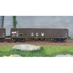 Ree Modeles WB854 Set de 3 wagons TP Tombereau, SNCF, SGW Ree Modeles WB-854 - 5