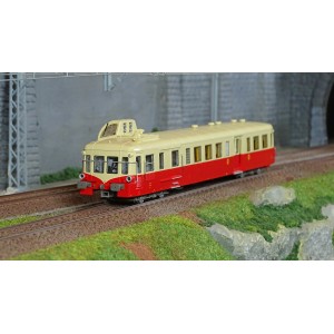 LS Models 10119S Autorail XBD 3943, Picasso, Rouge/Crème, 2ème classe, Nice, digital sonore Ls models Lsm_10119S - 1