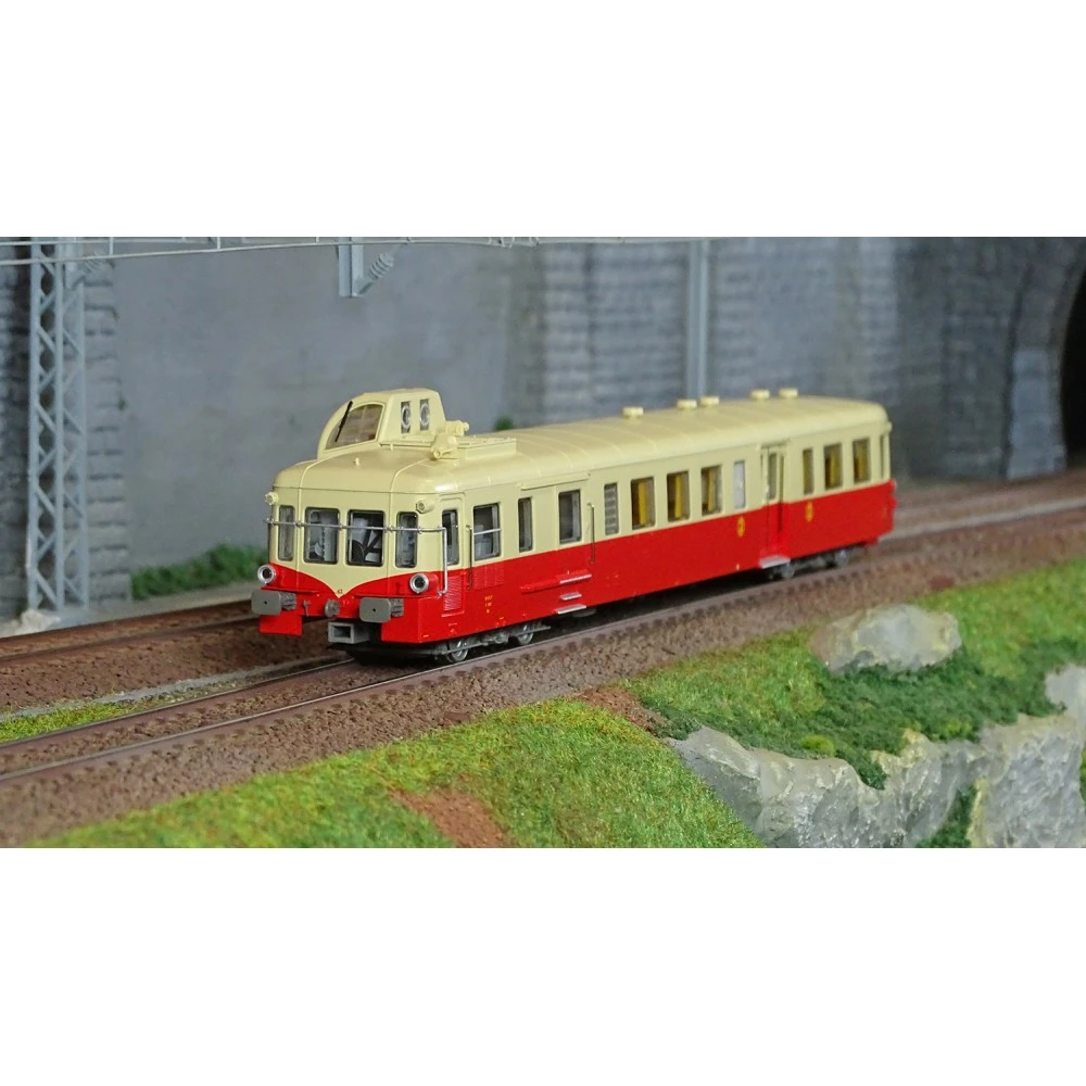 LS Models 10119S Autorail XBD 3943, Picasso, Rouge/Crème, 2ème classe, Nice, digital sonore Ls models Lsm_10119S - 1