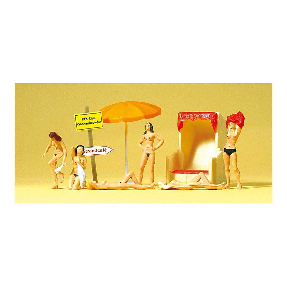 Preiser 10107 Personnages, Nudistes à la plage Preiser Preiser_10107 - 1