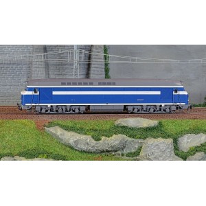 Mistral 25-01-G002 Locomotive diesel CC 80001 Belphégor, SNCF, Bleu Foncé / Blanc Toit Noir, Caen, digital sonore Mistral Train 