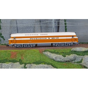 Mistral 25-01-S004 Locomotive diesel CC 80001 Belphégor, SNCF, Orange/Blanc Toit Blanc, Desquenne et Giral Mistral Train Models 