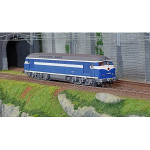 Mistral 25-01-S002 Locomotive diesel CC 80001 Belphégor, SNCF, Bleu Foncé / Blanc Toit Noir, Caen Mistral Train Models Mistral_2